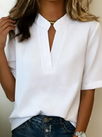 Elinor™ | Elegante V Hals Blouse (copy)